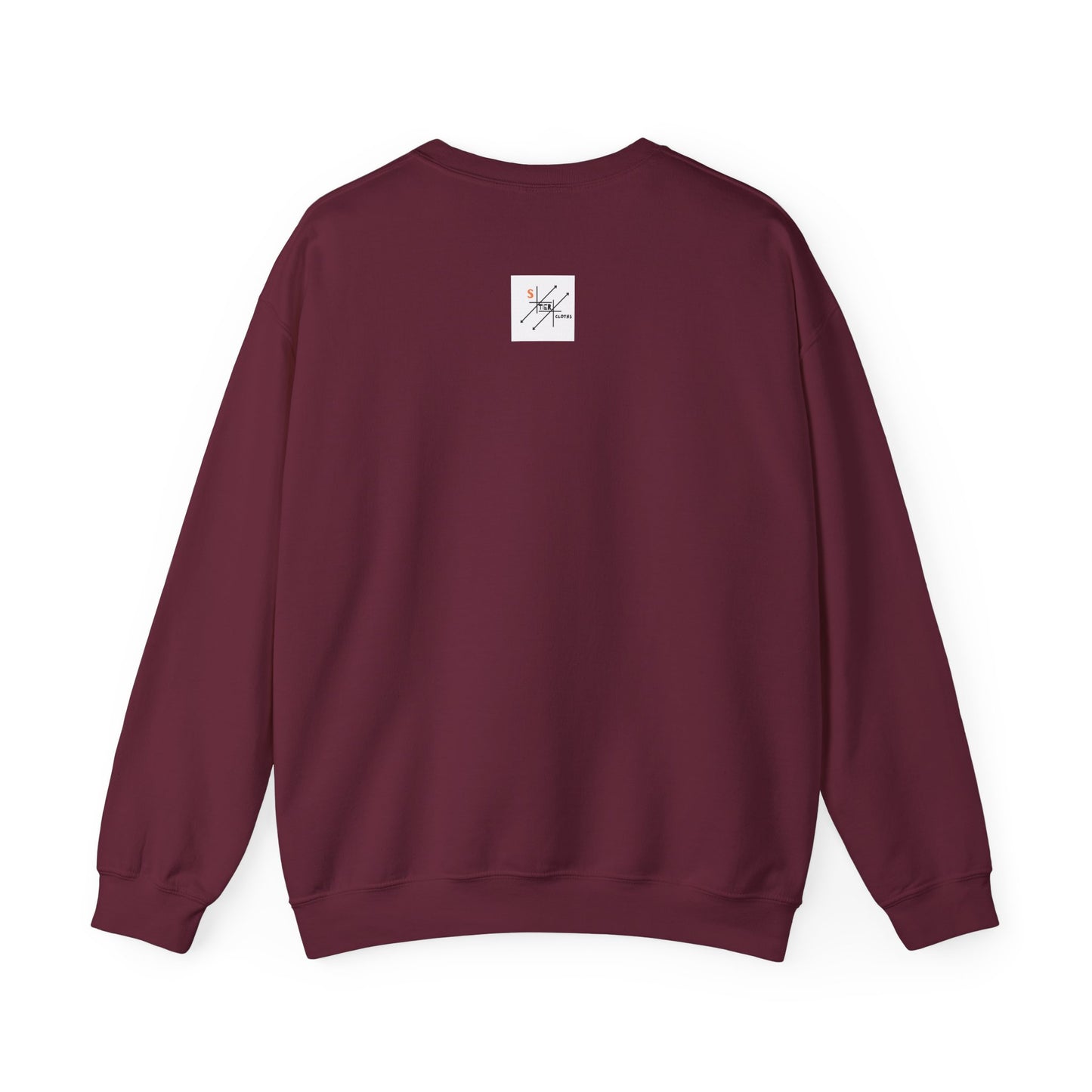 Casual Crewneck Sweatshirt - "I Just Work Here" Statement