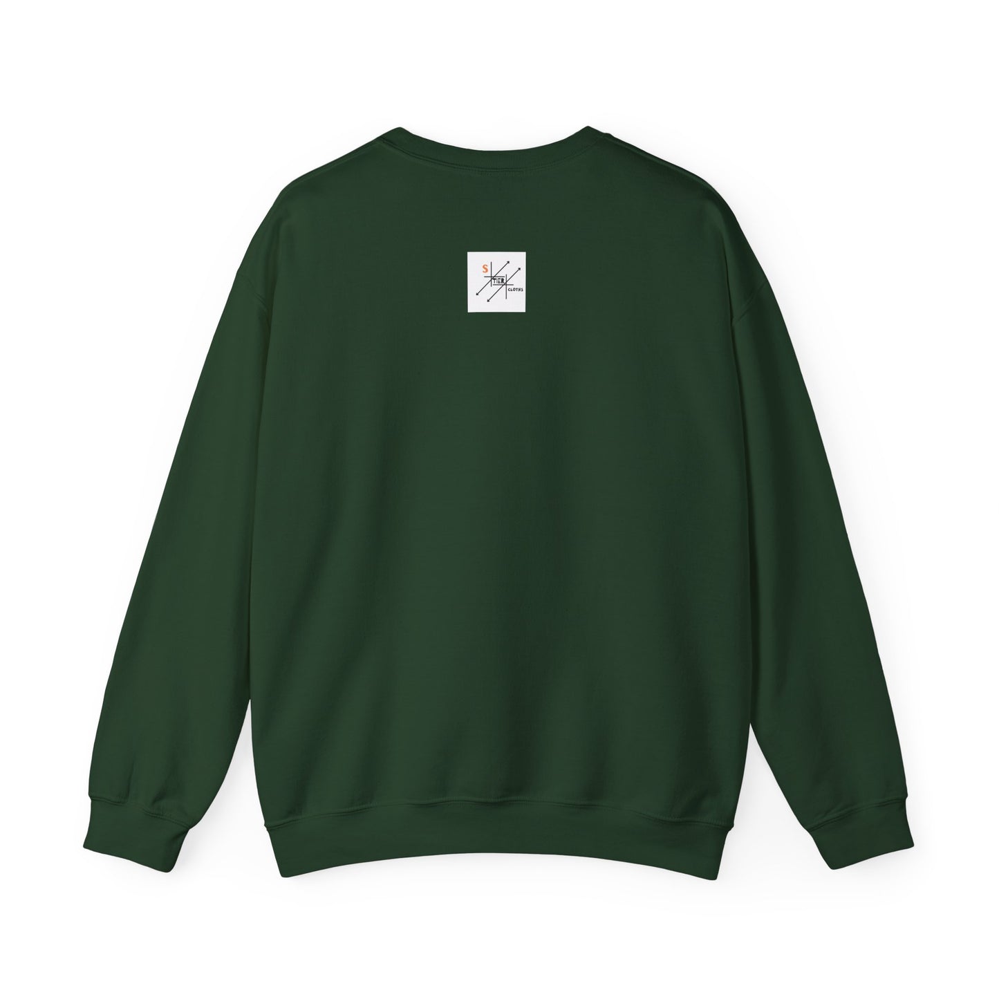 Casual Crewneck Sweatshirt - "I Just Work Here" Statement
