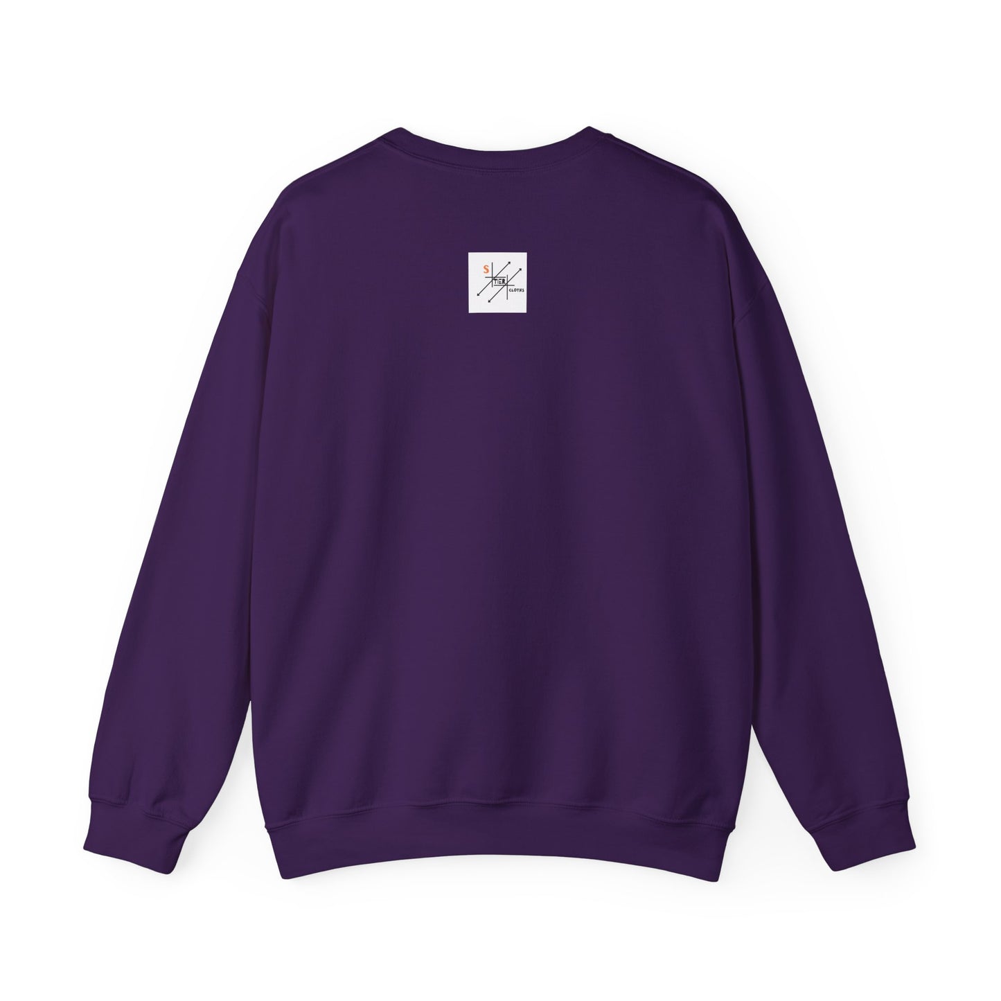 Casual Crewneck Sweatshirt - "I Just Work Here" Statement