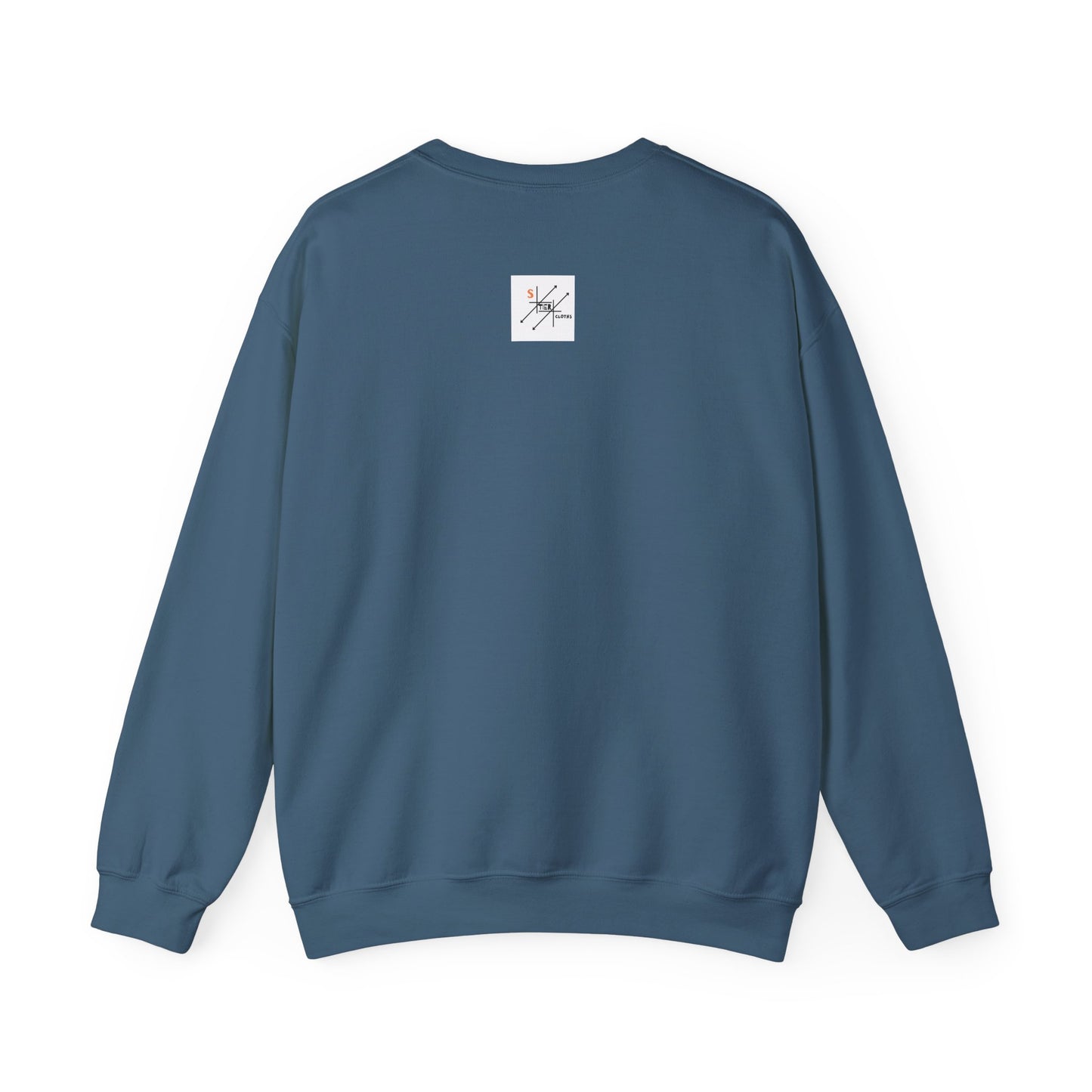 Casual Crewneck Sweatshirt - "I Just Work Here" Statement
